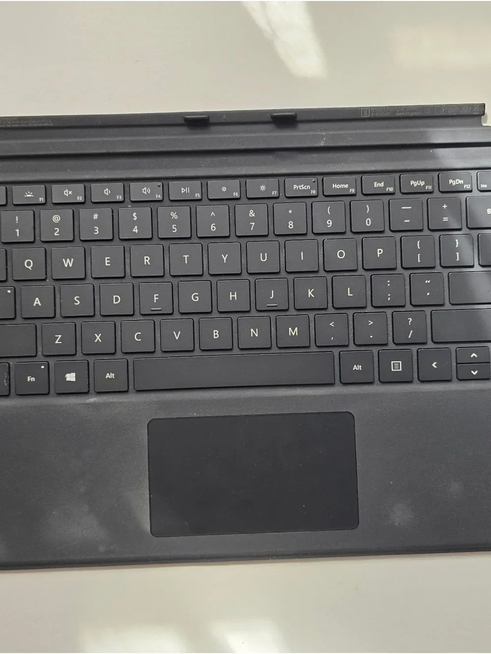 Microsoft Surface Pro Signature Keyboard Black Alcantara Backlit Trackpad